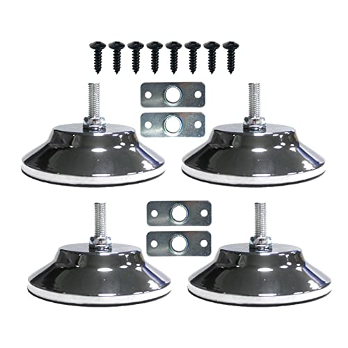 4 Pieds Réglables Pour Table De Billard - Niveleurs Stables En Plastique/fer - Ajustement Hauteur Facile