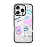 CASETiFY インパクト MagSafe対応 iPhone 16 Pro ケース [スリム / 2.5mの落下試験をクリア (MIL規格4倍相当) / ワイヤレス充電およびMagsafe対応] - Y2K Collage - クリア ブラック