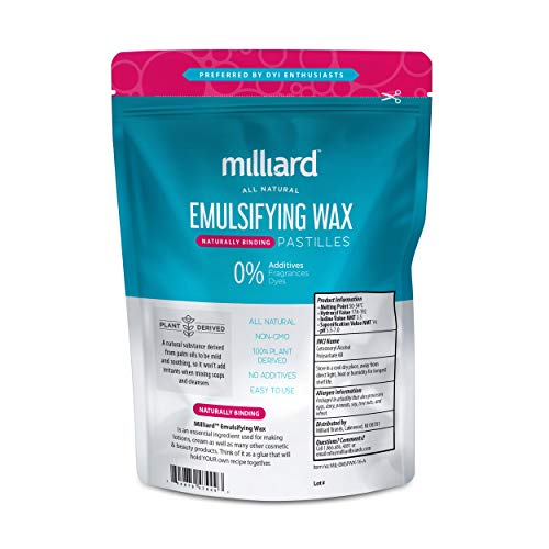 Milliard Product Name Non-Gmo Emulsifying Wax Pastilles Nf (16 Oz.) #TOP1