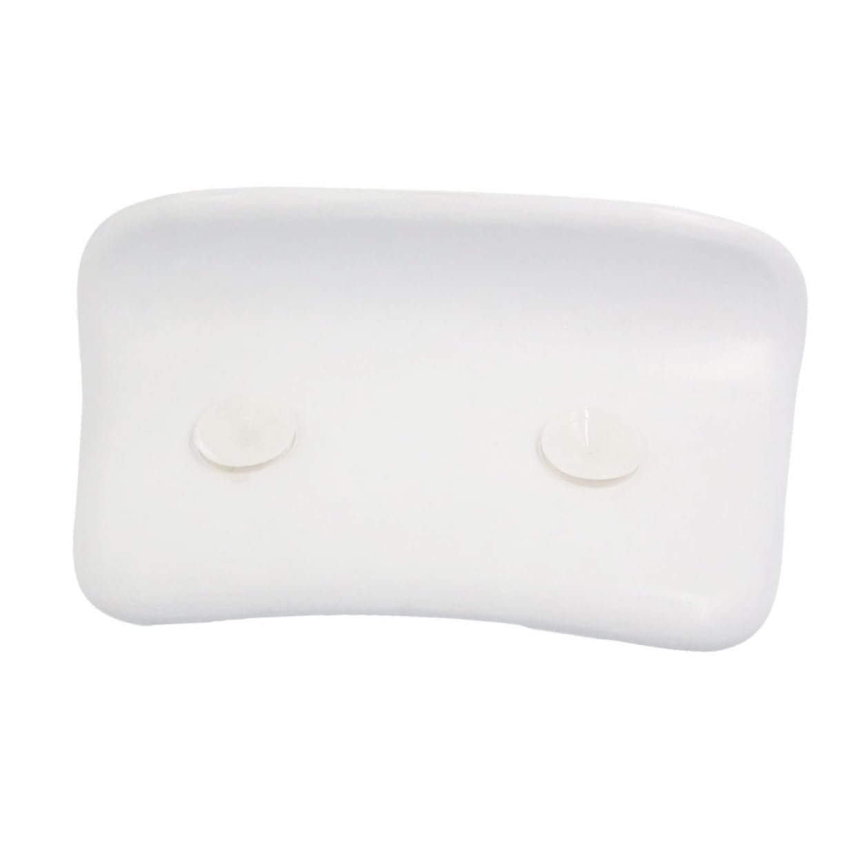 CALLARON 1pezzi Cuscino da Vasca in Spugna Resistente Superficie in Pu Cuscino da Bagno Ventose Potenti Adatto per Vasche da Bagno e Vasche Idromassaggio di Tutte le Dimensioni Bianco