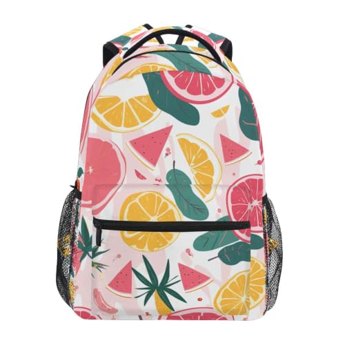 Sac à dos Fruits Tropicaux protège votre ordinateur à l'école et en voyage