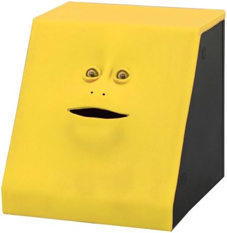 Takada Collection Face Bank - Coin Bank with a Face (Lemon Yellow)