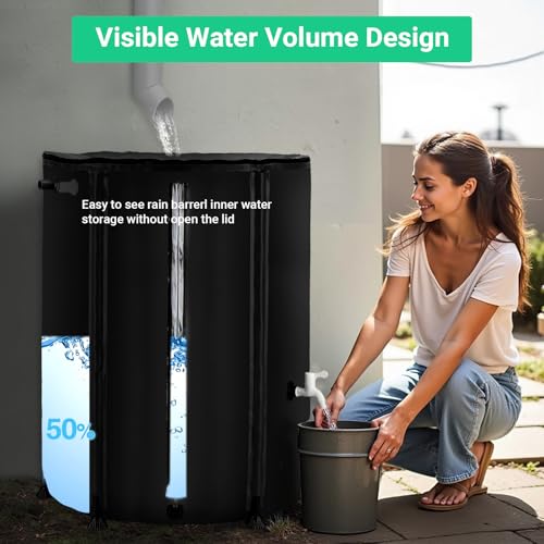 Barils d'eau pliables en PVC de 500 L pour collecter l'eau
