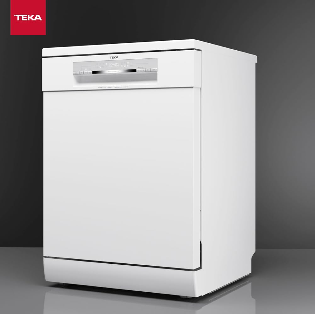 Teka | Lave-vaisselle libre installation 60 cm PremiumCare Series pour 14 couverts avec 8 programmes de lavage | DFS 76810 | Blanc | 84,5 x 59,8 x 60 cm