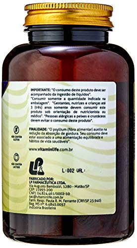 Fiber Plus 660mg - 120 Cápsulas - VitaminLife, VitaminLife