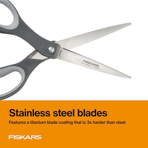 Fiskars 8" Left-Handed Titanium All Purpose Scissors for Office - image 7