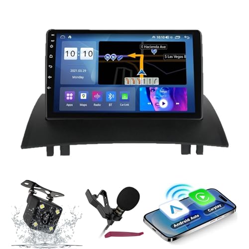 Autoradio Megane 2 Android 14 avec navigation GPS pour voyager sereinement en famille