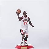 CUUGF Estrella de baloncesto extraíble en edición limitada Michael Jordan Nr 23 White Bulls 16 Figura móvil Figura de acción de PVC Figuras de anime Figura de anime Modelo de muñeca de juguete
