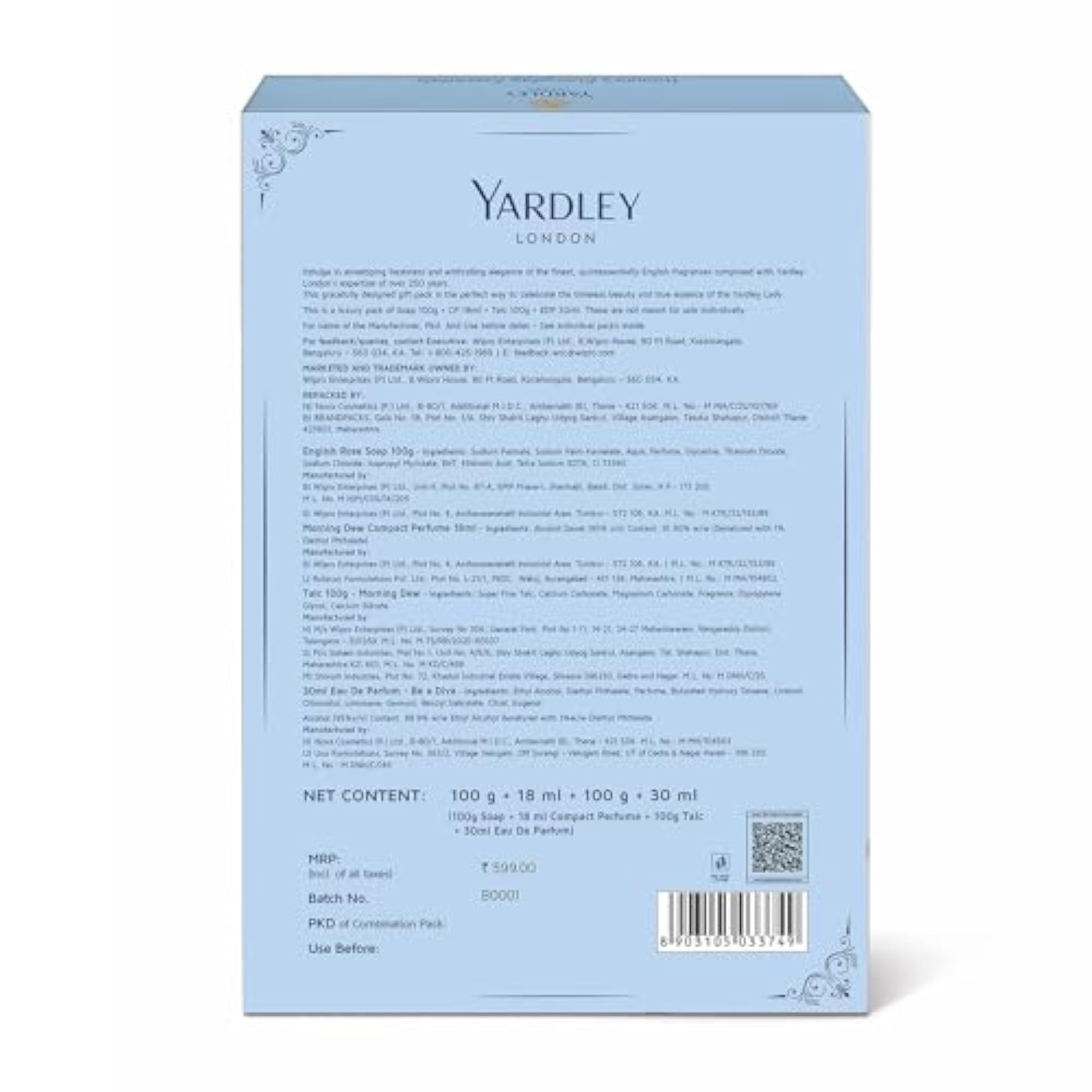 London Luxury Everyday Essentials for Women, Gift Set