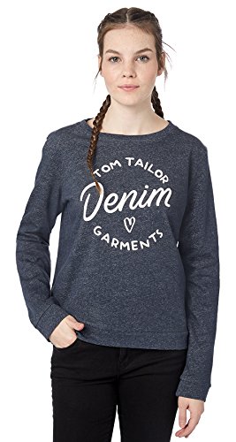 TOM TAILOR DENIM Sweatshirt with Front Print Felpa...