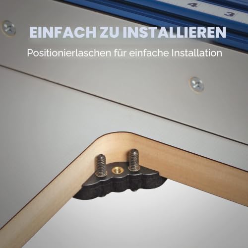 Foto von Kreg Präzisions Frästisch Ausgleichsstück (PRS3040), einfache Möglichkeit Einlegeplatten plan zur Frästischoberflächer auszurichten - Nivellierbar