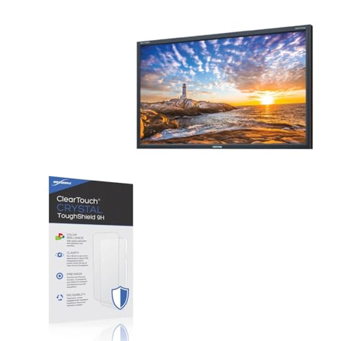 BoxWave Screen Protector Compatible With Postium OBM-N310-NB - ClearTouch Crystal ToughShield 9H (2-Pack), Clear 9H Tough Flexible Film Screen Protector