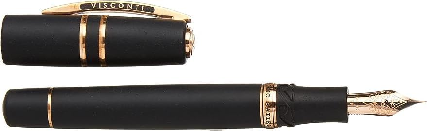 Visconti HOMO SAPIENS BRONZE OVER Fountain pen 23ct rose gold nib Extra Fine