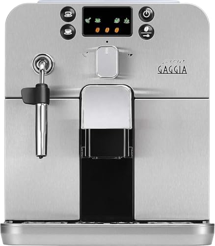 Gaggia Brera Silver, Cafetera Automática para Espresso y Cappucci...