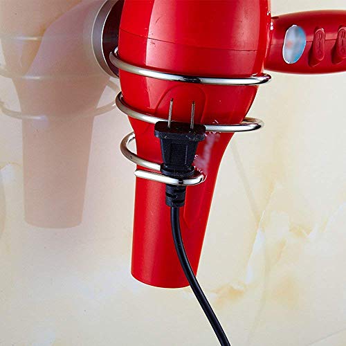 Support de sèche-cheveux mural pour une routine matinale fluide à la maison - 2