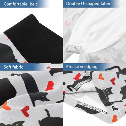 visesunny Men's Underwear Boxer Briefs Cute Cartoon Pattern Soft Breathable Stretch Waistband Rayon4