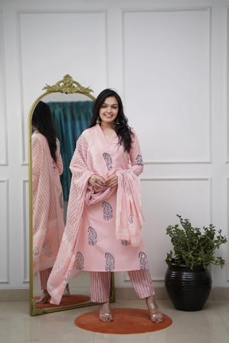 Image of FABNEX kurta set for women | Women Kurti Pant Set (K-160-162)