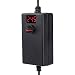 Tonysa Adaptador de Corriente 24W 9-24V/ COMN LED Pantalla Digital/Voltaje Ajustable Adaptador...