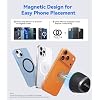 Portable Speaker Phone Stand Gifts:Birthday Graduation Mini Gifts for Him Her, 2 in 1 Magnetic Bluetooth Speakers, Loud Sound IPX5 Waterproof, 9 Light Modes, TWS, Home/Office/Travel Essentials-Black