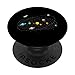Astronomia Sistema Solare Pianeti Universo PopSockets PopGrip Intercambiabile