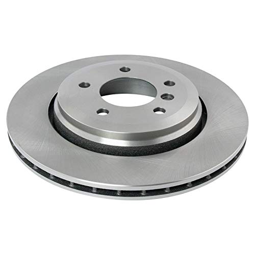 Image of TRQ Rear Brake Pad & Rotor Kit, with Chemical Kit Parking Brake Shoe Set Ceramic Compatible with 2001-2006 BMW 330Ci 2001-2005 330i 330xi