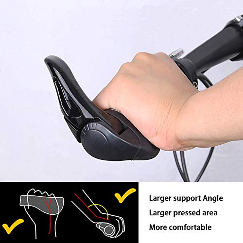 Wolfride Bike Handlebar Grips Bicycle Handle Grips Ergonomic for Mountain Bike - Thumbnail 7