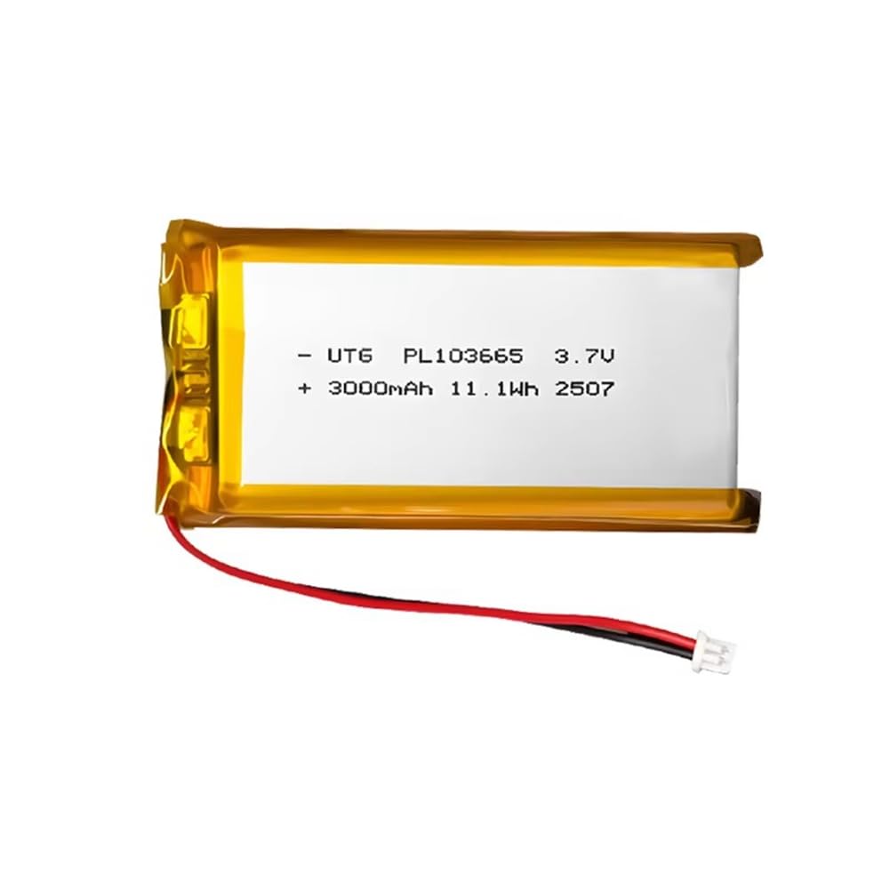 Batterie LiPo 3,7 V 3000 mAh PL103665 pour T114 V2 et Lora 32 V3