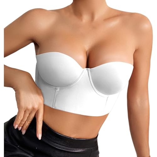 Soutien-gorge tube noir maintenant la poitrine sans glisser pour femme