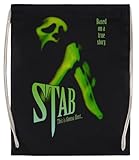 RENDYTE Puñalada Gritar Película Bolsa De Entrenamiento Saco De Gimnasia Unisex Negro