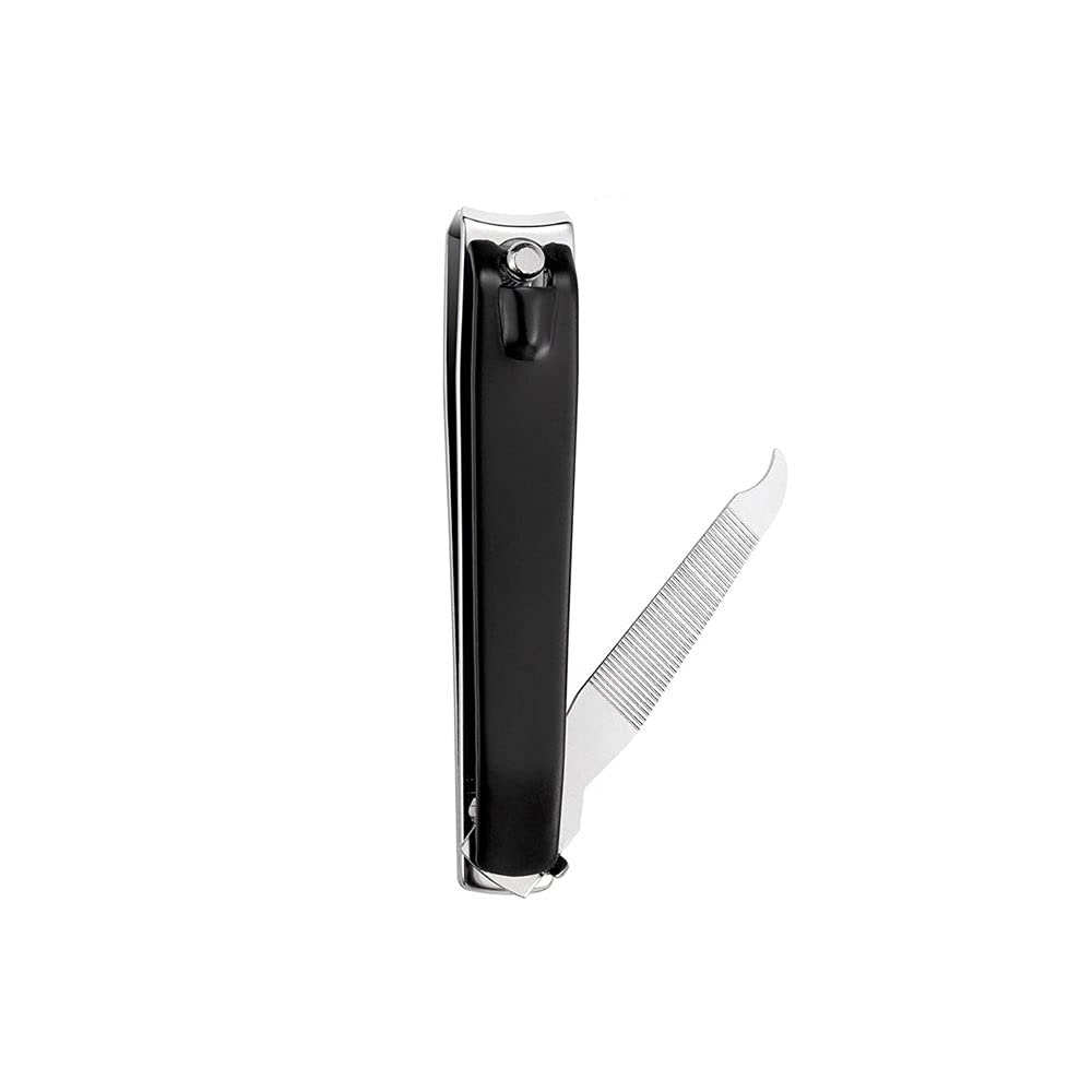 XIANGFAZJD Cortauñas Clipper de uñas de Acero Inoxidable, Conjunto de cortañas Grandes, Herramienta de decoración de uñas, Herramienta de Cuidado de uñas (Negro) (Size : Small)
