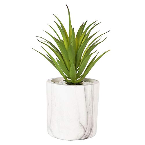 EBUYOM Artificial Succulents Agave Sisalana Plants Faux Plants Potted Plants Fake Bonsai Home Office Decoration Garden DIY Greenery Set