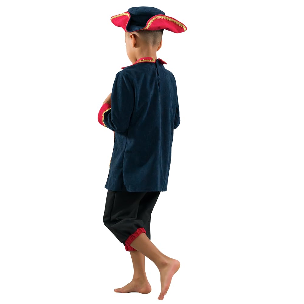 PRETEND TO BEE Piratenkapitän Kostüm für Kinder, erhältlich für Kinder von 3–9 Jahren