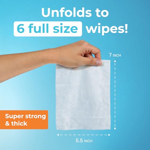 Impossibly Compact Travel Flushable Wipes