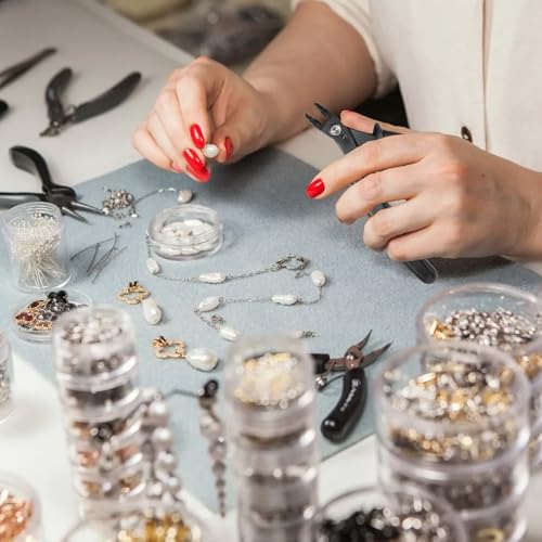 Molain Perlen-Crimpzange, Quetschperlen Schmuckzange Zangen für Schmuckherstellung Perlen-Crimper-Werkzeug für die Schmuckherstellung, Perlen-DIY-Handwerk