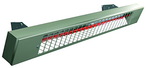 Etherma 38196 CIR-1000 promiennik kwarcowy na podczerwień, 1 kW, 230 V, aluminium
