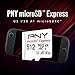 PNY microSD Express 512GB UHS-I U3 V30 A1 microSDXC Flash Memory Card, up to 890 Read & up to 810 Write, Ideal for microSD Express Compatible Devices Like Nintendo Switch 2