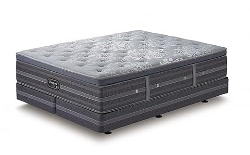 [シモンズ]セミダブルベッド リュクス プラッシュピロートップ ダブルクッション AA21LP1