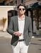 COOFANDY Mens Casual Blazer Suit Jacket Slim Fit Fashion Lightweight Sport Coats, Dark Grey, Large