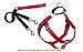 Freedom No Pull Velvet Lined Dog Harness and Leash Training Package Red XL