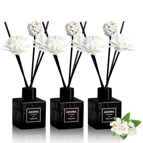 Reed Diffuser Set of 3 with Jasmine Scent
