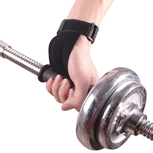 Lioobo Um par de luvas de couro para atividades físicas resistentes ao desgaste e antiderrapante cin