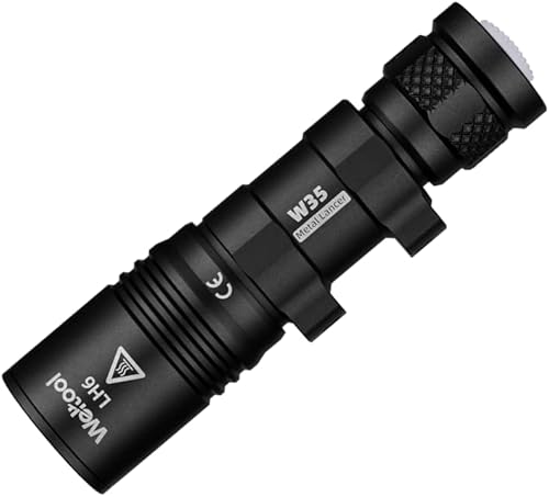 Weltool Luz táctica para casco W35IRH IR, linterna de montaje en casco (FDE)