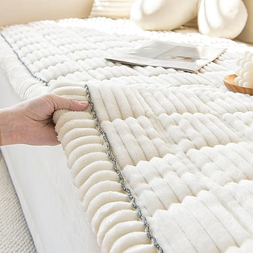 Housse de canapé en velours côtelé chaud et doux de qualité