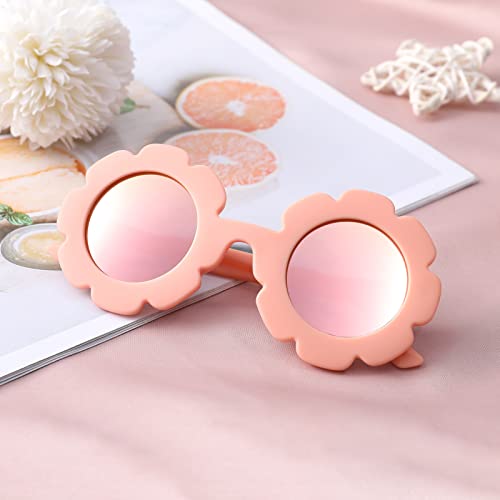 Pro Acme Round Flower Sunglasses for Kids Toddler Flexible Cute UV 400 Protection Polarized Glasses Children Girl Boy Gifts2