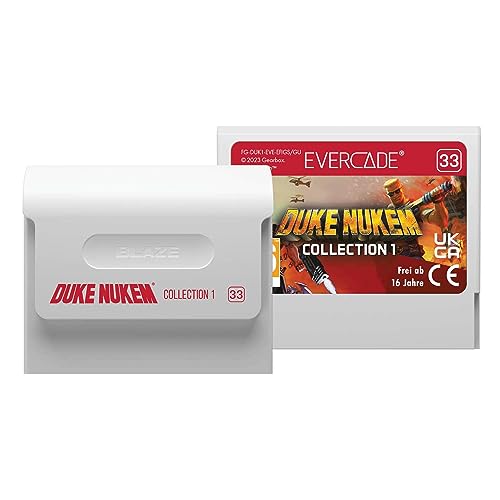 Blaze Entertainment Evercade Red Cart 33 â€“ Duke Nukem Col. 1