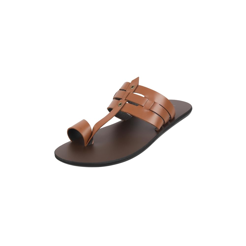 Mochi Men Tan Leather Durable Stylish Casual Slippers UK/7 EU/41 (16-993) (B0D9NRS5PT) Amazon Price History, Amazon Price Tracker