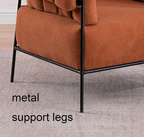 Sofa Chair Sofa Couch Single Seat Sofa Corduroy Fabric Modern Living Room Sofa Strong Steel Support Legs High Density High Rebound Sponge Cushions For Living Room Office And Small Space #TOP3
