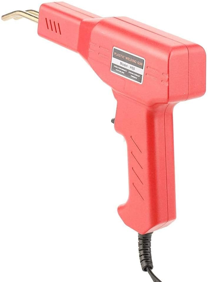Welder Gun, Professional Welding Gun Automotive Bumper Fairing Welding Tool Easy (Red)