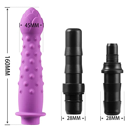 Gesan Massage Gun Heads, Deep Tissue Massager Attachments, Portable Muscle Massage Gun，Theragun Mini，Fascia Gunheads #TOP6