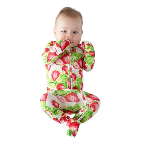 Posh Peanut Convertible Baby Sleepers - Girls Footless Baby Pajam...